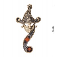 Фигурка - брошь Маска колдуньи (янтарь) Фигурка - брошь Маска колдуньи (янтарь)