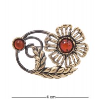 Фигурка - брошь Луговой цветок (янтарь) Фигурка - брошь Луговой цветок (янтарь)