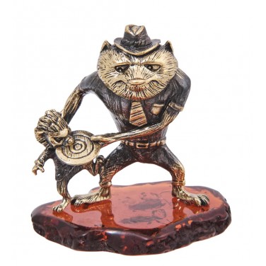 Фигурка Волк Вульфыч (янтарь)