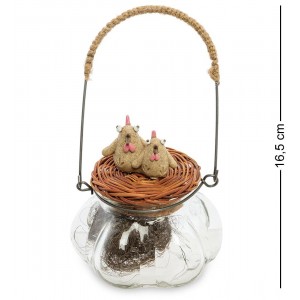 Банка для сыпучих продуктов Любовное гнездышко