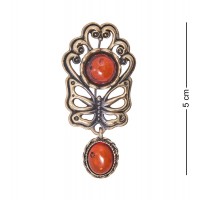 Фигурка - брошь Бабочка на цветке (янтарь) Фигурка - брошь Бабочка на цветке (янтарь)