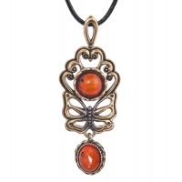 Подвеска Цветение (янтарь) Подвеска Цветение (янтарь)