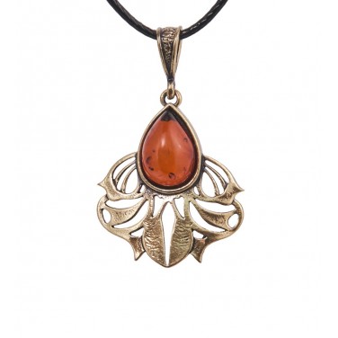 Подвеска Мадлен (янтарь)