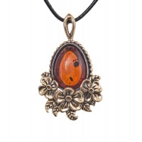 Подвеска Вальс цветов (янтарь) Подвеска Вальс цветов (янтарь)