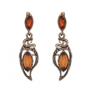 Серьги Жениаль (янтарь) Серьги Жениаль (янтарь)