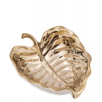 Декоративное блюдо Золотой лист Декоративное блюдо Золотой лист