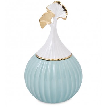 Керамическая ваза-шкатулка Утренний цветок