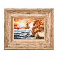 Картина Шторм (янтарная крошка)