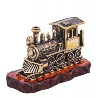 Фигурка Паровозик (янтарь)