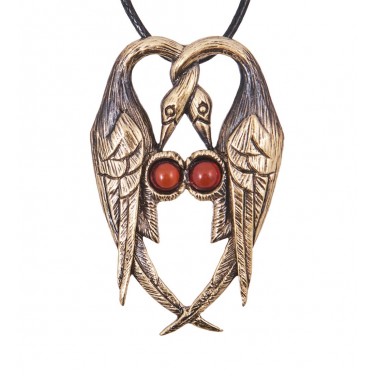 Подвеска Вместе навсегда (янтарь)