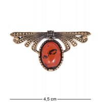 Фигурка - брошь Крылышки (янтарь)