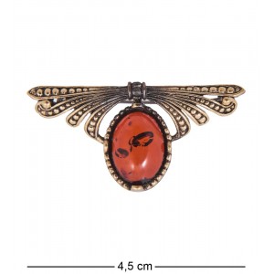 Фигурка - брошь Крылышки (янтарь) Фигурка - брошь Крылышки (янтарь)