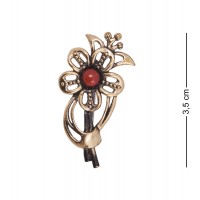 Фигурка - брошь Нежный цветок (янтарь) Фигурка - брошь Нежный цветок (янтарь)