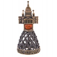 Фигурка Колокольчик - Исаакиевский собор (янтарь) Фигурка Колокольчик - Исаакиевский собор (янтарь)