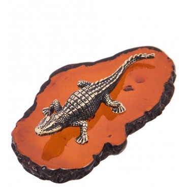 Фигурка Кайман (янтарь)