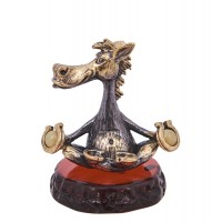 Фигурка Конь - дзен (янтарь)