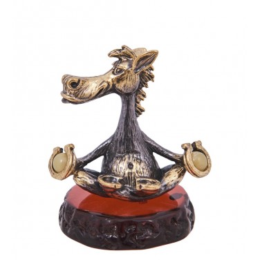 Фигурка Конь - дзен (янтарь)