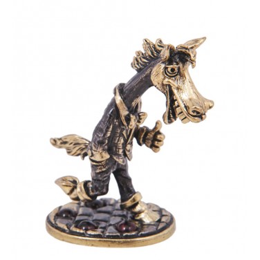 Фигурка Конь - фраер (янтарь)