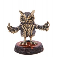 Фигурка Филин - оратор (янтарь)