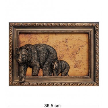 Картина с 3D эффектом Медведица с медвежонком