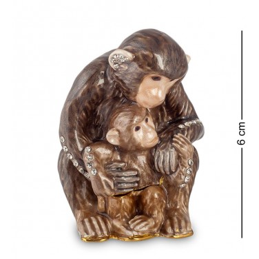 Шкатулка Мама-обезьянка