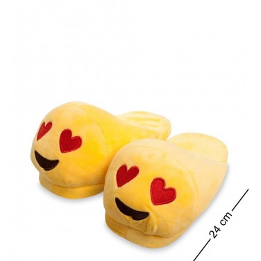 Тапочки Влюбленные смайлики (желтые)