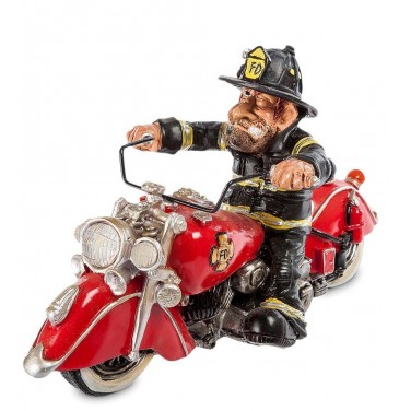 Статуэтка Пожарный-байкер