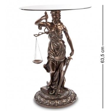 Декоративный столик Фемида - богиня правосудия