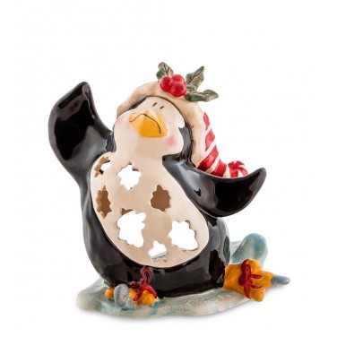 Подсвечник Рождественский пингвин