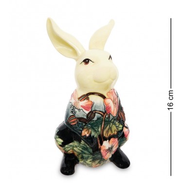 Статуэтка Кролик в цветах
