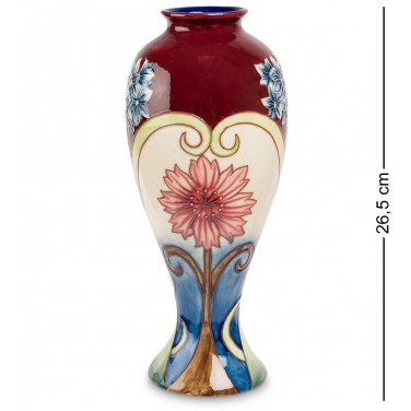 Фарфоровая ваза Цветочный дворец (ручная работа)