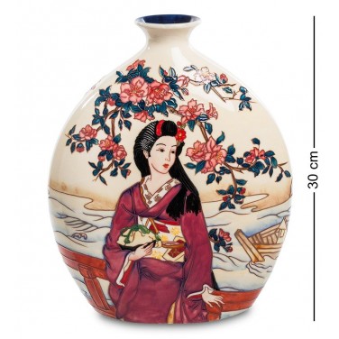 Фарфоровая ваза Японские мотивы