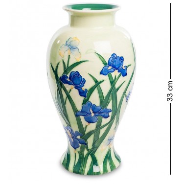 Фарфоровая ваза Синий ирис