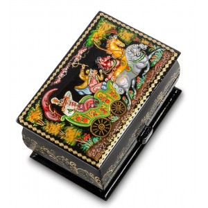 Шкатулка Гусарская карета (ручная работа)