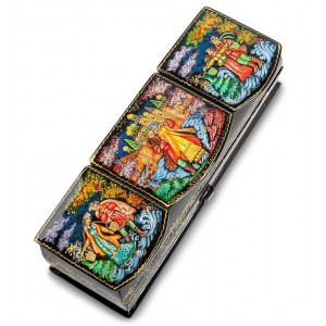 Шкатулка Купеческие гулянья (ручная работа)