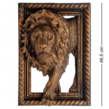 Картина с 3D эффектом Лев-царь зверей