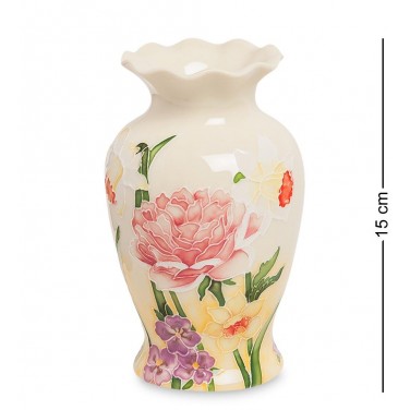 Фарфоровая ваза Розовые пионы