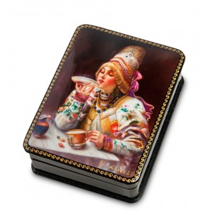 Шкатулка Чаепитие (ручная работа)