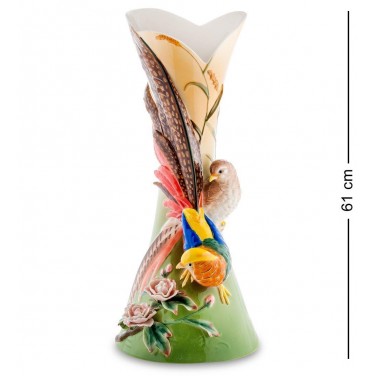 Фарфоровая ваза Певчий фазан