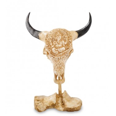 Декоративное изделие Голова быка (из кости)
