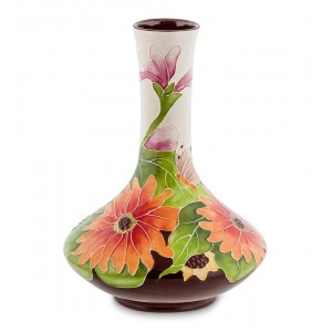 Керамическая ваза Герберы