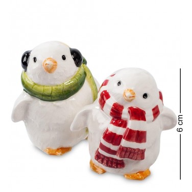 Набор соль-перец Пингвины в шарфах