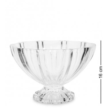 Стеклянная ваза Граненая чаша