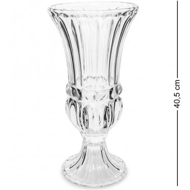 Стеклянная ваза Прозрачная вуаль 