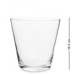 Стеклянная ваза Прозрачный кристалл