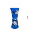 Стеклянная ваза Лазурный день (ручная работа)