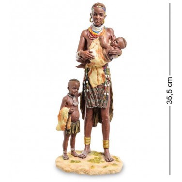 Статуэтка Африканка с детками