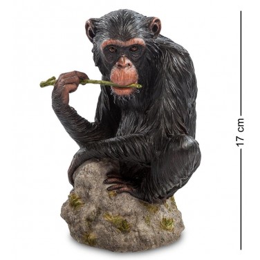 Статуэтка Шимпанзе с веточкой