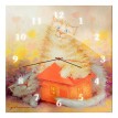 Часы настенные Котики с домиком Часы настенные Котики с домиком