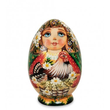Матрешка-яйцо Мария и курочка Ряба